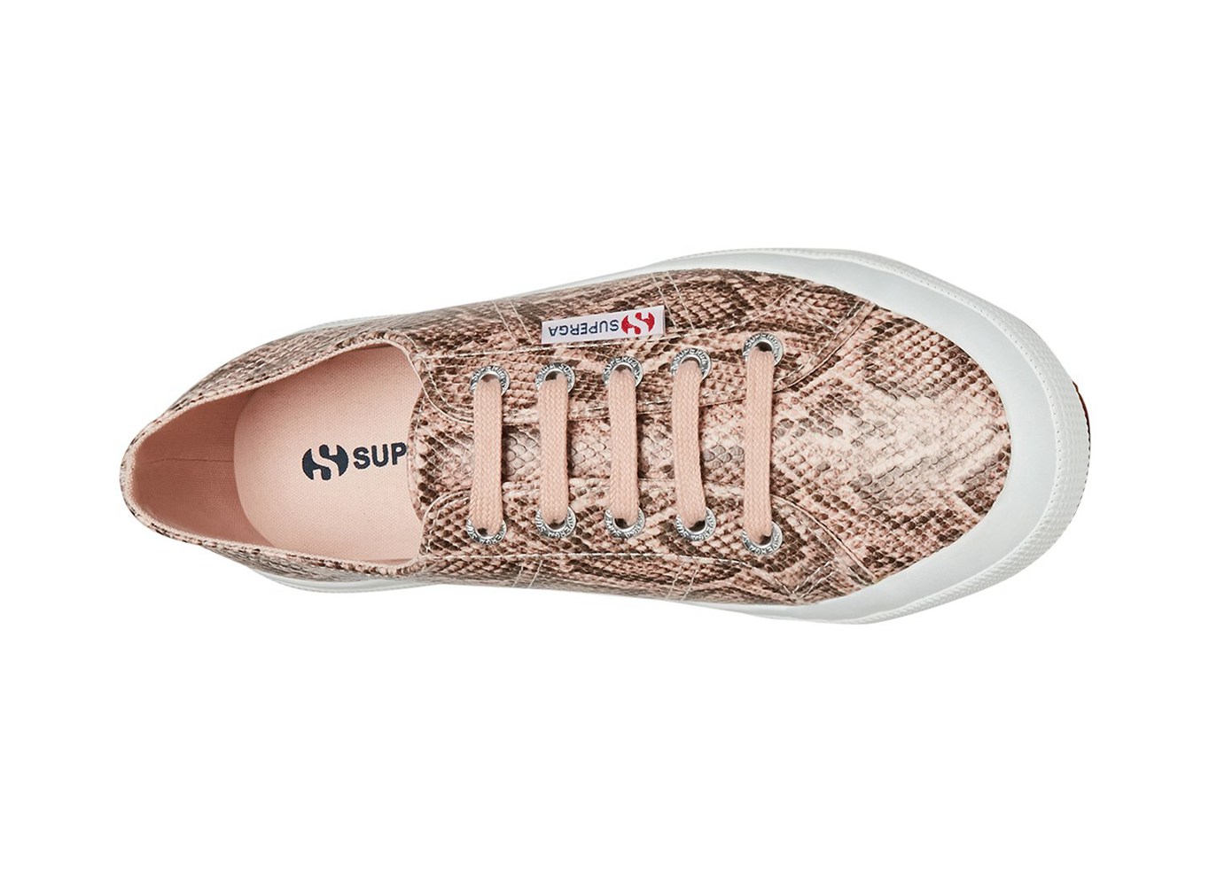 Zapatillas Superga Mujer Rosas/Serpent - 2750 Faux Snake - 182953TBA